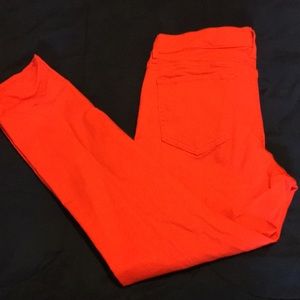 Old Navy RockStar Jeans (Bright Orange/Red color)